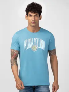 SPYKAR Men Typography Printed T-shirt