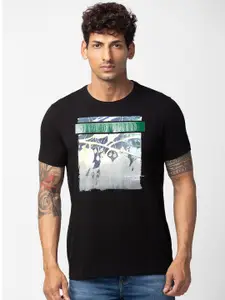 SPYKAR Men Printed Slim Fit T-shirt