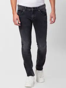 SPYKAR Men Slim Fit Low-Rise Light Fade Stretchable Cotton Jeans