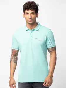 SPYKAR Men Polo Collar Slim Fit Cotton T-shirt