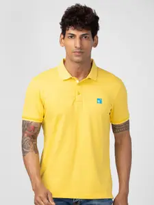 SPYKAR Men Polo Collar Cotton T-shirt