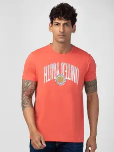 SPYKAR Men Typography Printed Slim Fit T-shirt