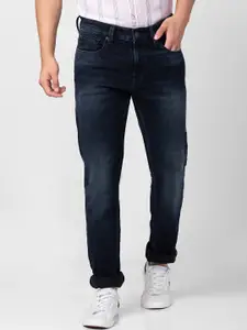 SPYKAR Men  Slim Fit Low-Rise Light Fade Stretchable Cotton Jeans