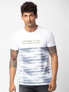 SPYKAR Men Printed Round Neck Slim Fit T-shirt