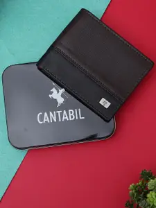 Cantabil Cantabil Men Leather Two Fold Wallet