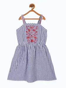 Miyo Striped Cotton Dress