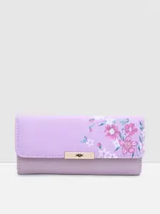 max Women Floral Printed PU Envelope