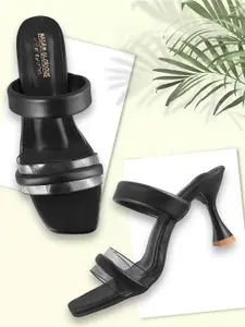 madam glorious Solid Slim Heels