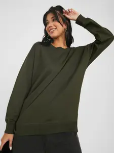 Styli Women Long Sleeves Cotton Sweatshirt