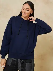 Styli Women Hooded Long Sleeves Cotton Sweatshirt