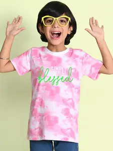 NUSYL Boys Tie and Dye Dyed T-shirt