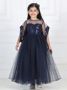 Toy Balloon kids Girls Sequined Embellished Net Tulle Fit & Flare Dress