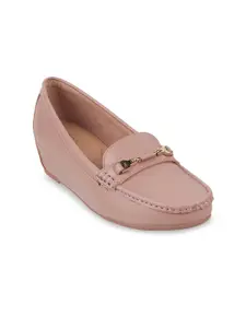 Metro Pink Wedge Pumps