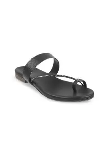 Metro Women Embellished One Toe Flats