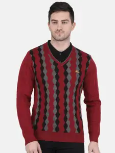 Monte Carlo Men Printed Wool Pullover