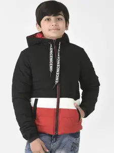 Crimsoune Club Boys Colourblocked Lightweight Puffer Jacket