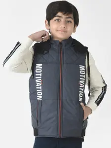 Crimsoune Club Boys Navy Blue Lightweight Padded Jacket