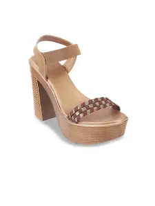 Mochi Backstrap Platform Sandals Heels