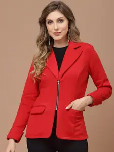 KASSUALLY Women Notched Lapel Single-Breasted Casual Blazer