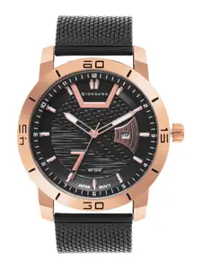 GIORDANO Men Round Dial & Straps Analogue Watch- GZ-50020-22