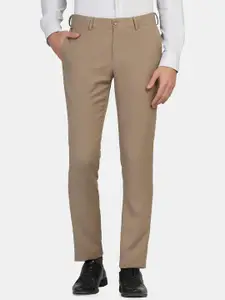 Blackberrys Men Slim Fit Low-Rise Trousers