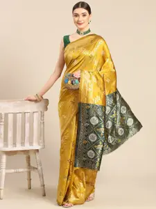 Mitera Zari Silk Blend Kanjeevaram Saree