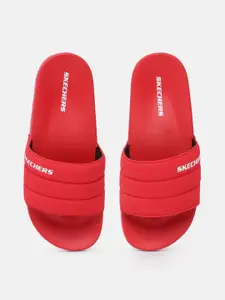 Skechers Boys Red GAMBIX III - WAVE SURGE Non-Marking Sliders