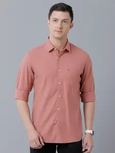 Linen Club Men Regular Fit Pure Linen Sustainable Casual Shirt