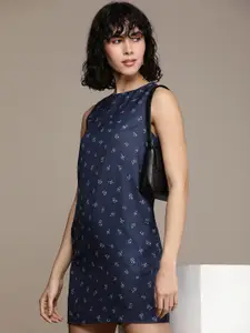 French Connection Floral Print Sheath Mini Dress