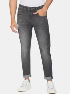 AD By Arvind Men Cotton Slim Fit Heavy Fade Stretchable Jeans