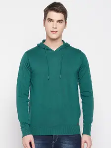 Duke Men Acrylic Hooded Pullover Sweater