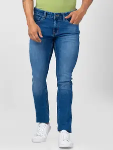 SPYKAR Men Slim Fit Low-Rise Heavy Fade Cotton Jeans