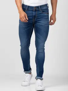SPYKAR Men Super Skinny Fit Low-Rise Light Fade Cotton Jeans