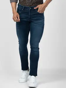 SPYKAR Men Slim Fit Low-Rise Light Fade Cotton Jeans