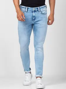 SPYKAR Men Kano Slim Fit Heavy Fade Jeans