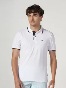 Blackberrys Men Polo Collar Slim Fit Cotton T-shirt