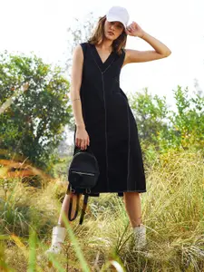 Athena Denim A-Line Dress