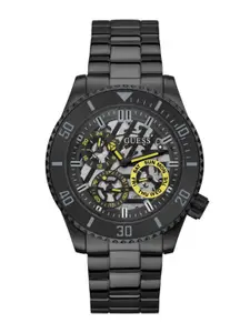 GUESS Men Skeleton Dial & Straps Analogue Watch