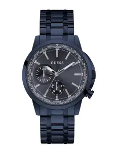 GUESS Men Dial & Stainless Steel Straps Analogue Watch GW0490G4