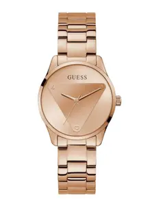 GUESS Women Dial & Stainless Steel Bracelet Style Straps Analogue Watch- GW0485L2