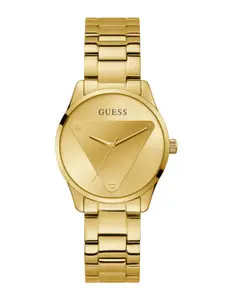 GUESS Women Stainless Steel Bracelet Style Straps Analogue Watch