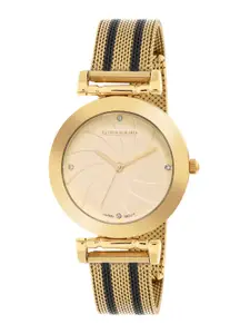 GIORDANO Women Embellished Dial & Bracelet Style Straps Analogue Watch GD-2140-22