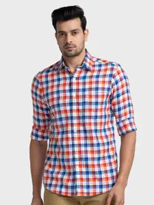 ColorPlus Checked Pure Cotton Casual Shirt