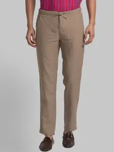 Raymond Men Pure Linen Slim-Fit Trouser