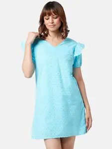 YU by Pantaloons Self Design A-Line Dress