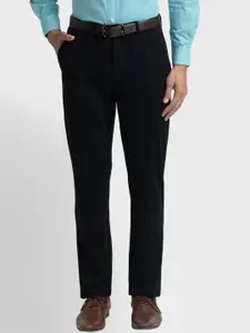 ColorPlus Men Mid-Rise Formal Trousers