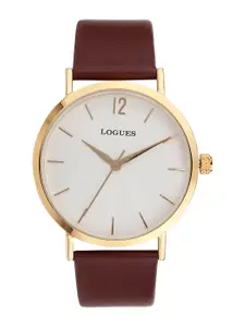 LOGUES LOGUES Men Leather Straps Analogue Watch G 4129 YL-02