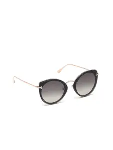 Tom Ford Women Cateye Sunglasses with UV Protected Lens FT0683_01B