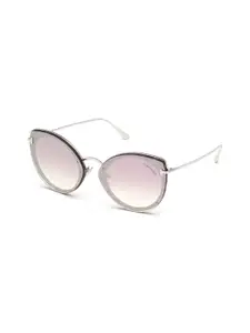 Tom Ford Women Round Sunglasses with UV Protected Lens FT0683_55Z