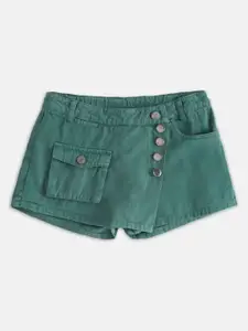 Pantaloons Junior Girls Cotton Knee-Length Skorts